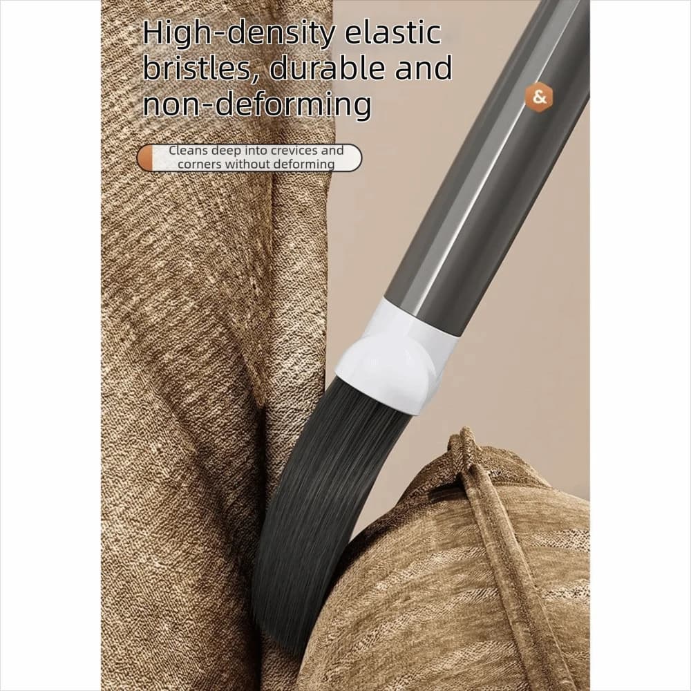 Soft Bristle Hand Dusting Brush Multi-functional with Hanging Hole Gap Brush Ergonomic Dust Removal Cleaning Brush