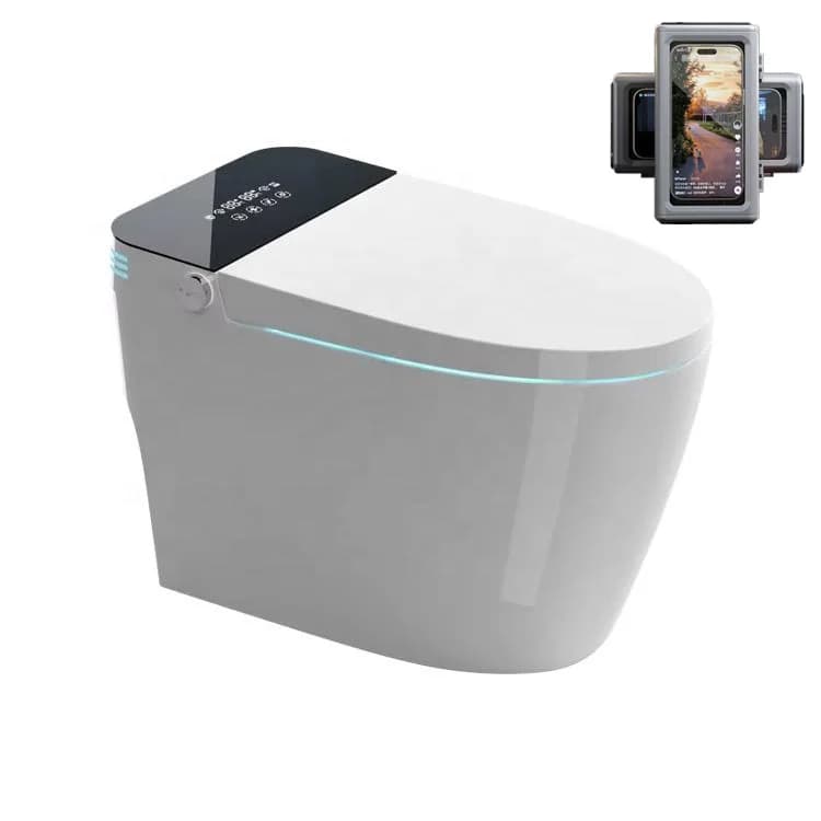 Wholesale Current Switching IPX4 Intelligent Toilet Water Water Slide With Remote Control for Waterproof Mobile Cleaning