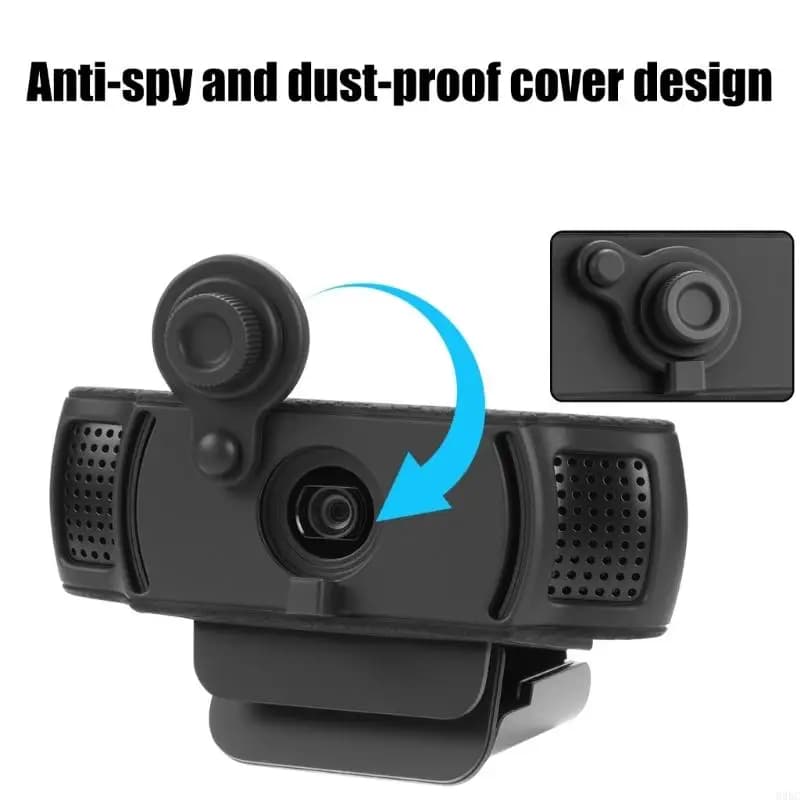 Antidust webcam case with detachable lens caps for C920PRO/C922X 896C cameras