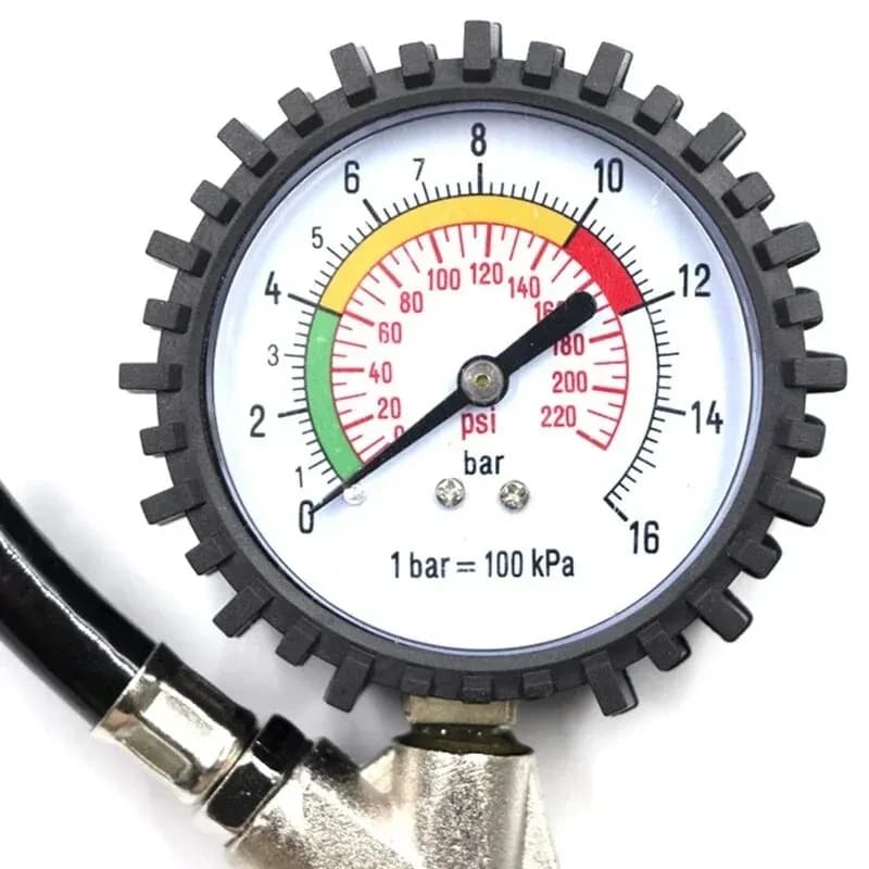 0-16Bar/0-220Psi Tyre Pressure Gun Auto Tire Pressure Gauge For Air Compressor Car SUV Motorcycle Inflator Pump Tire Repair Tool