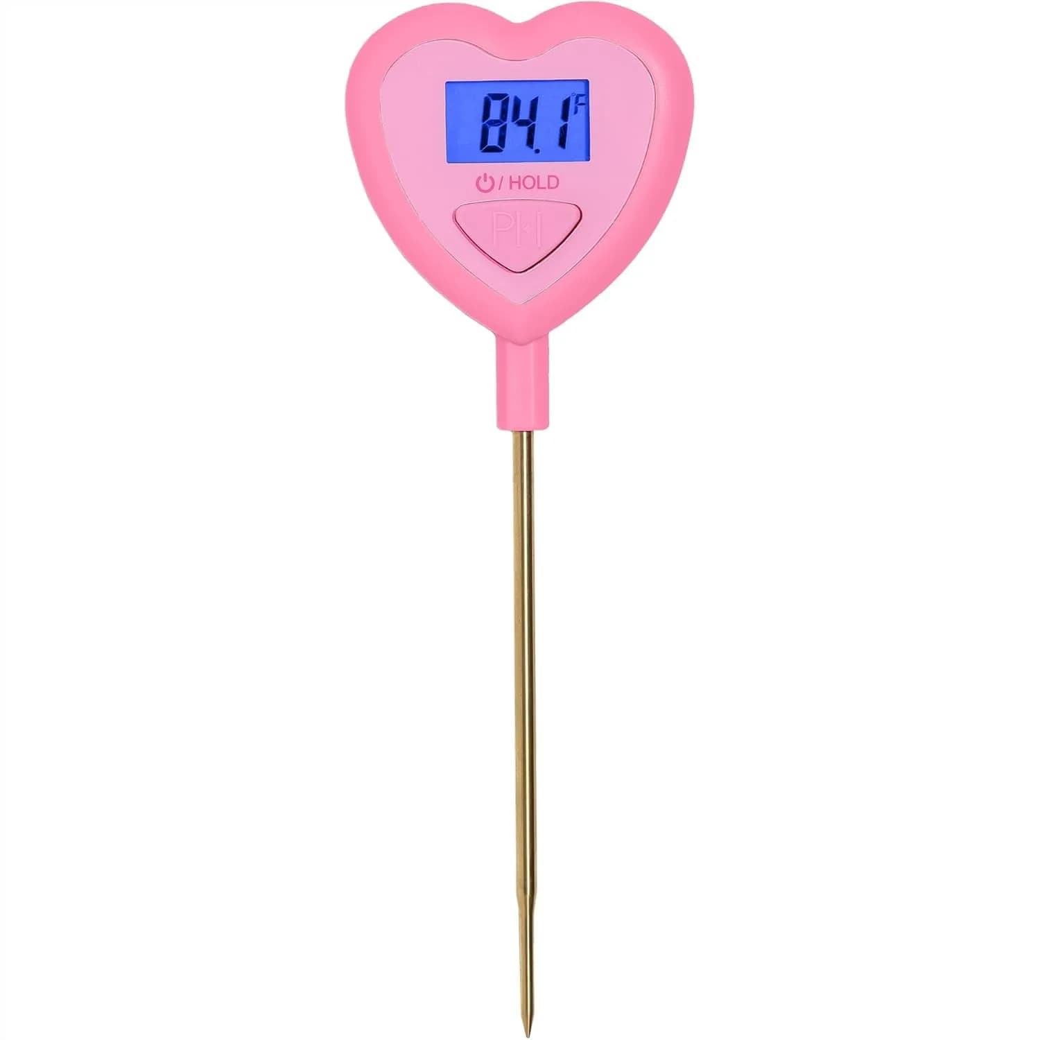 Termometro Digitale per Cucina, Cottura e Grigliate, Lettura Istantanea Celsius Fahrenheit, Rosa