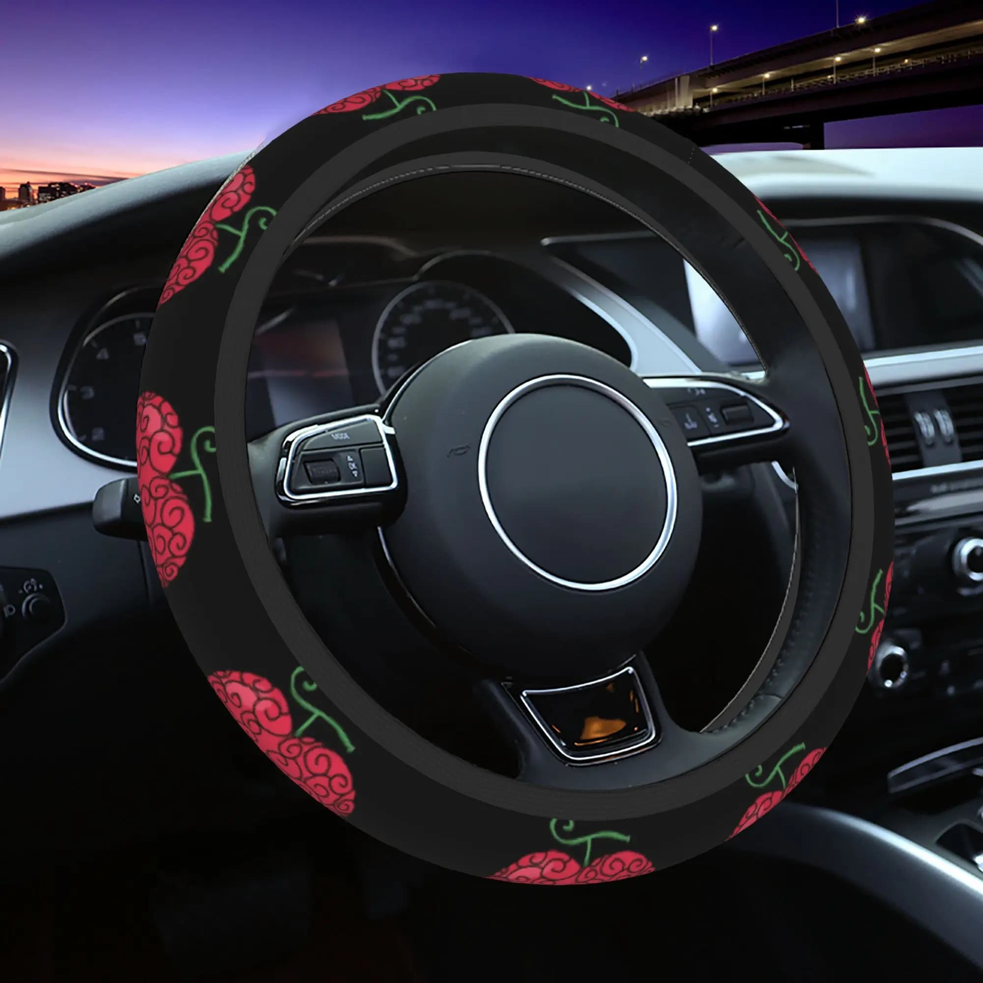 Car Cover Op Devil Fruit One Piece, Wheel Cover, Auto Decoration, Car Accessories