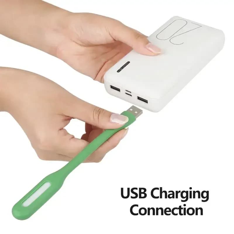 2pcs USB LED Light Reading Lamp Mini Portable Eye Protection Book Light Table Lamps for Power Bank PC Notebook Laptop