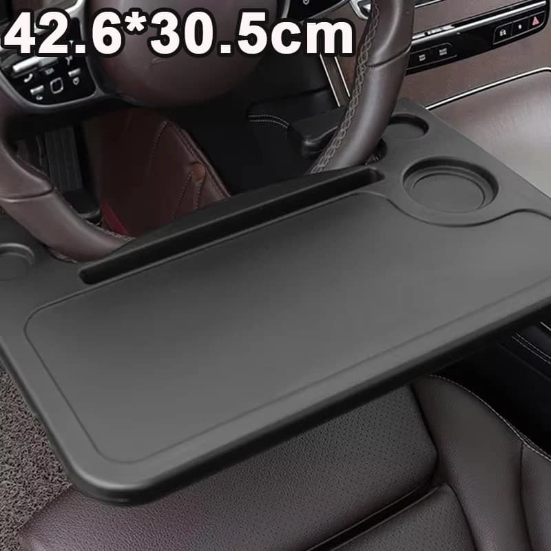 Supporto da scrivania per computer portatile per auto, supporto per mangiare lavoro, volante per auto, tavolo da pranzo, staffa per bevande, cibo, vassoio per caffè, multifunzione