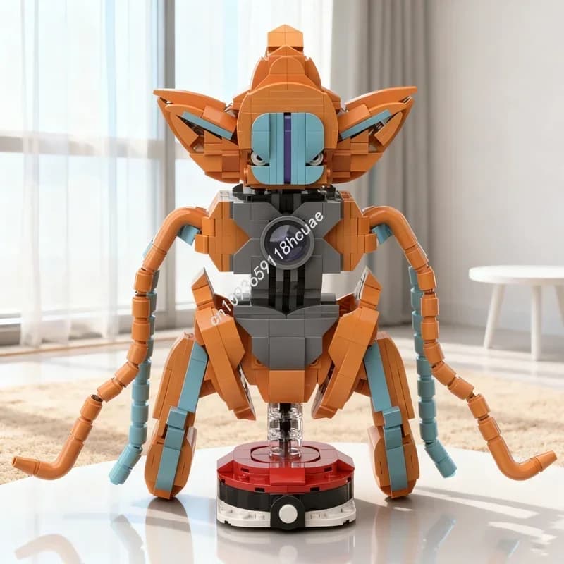 841 pz MOC Deoxys Attack Forme Brickheadzed Modello Building Blocks Assemblare Giocattoli Creativi FAI DA TE Idea Regalo Di Natale Educazione Mattone