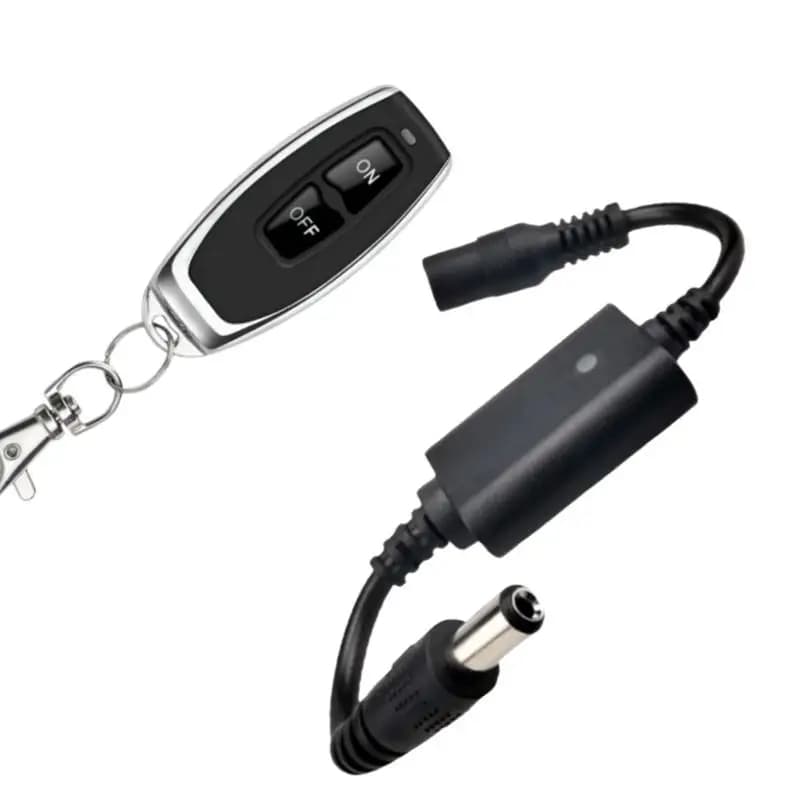 1 Set Interruttore Telecomando Wireless RF USB DC 5V per Controllo Accensione/Spegnimento di Strisce LED, Lampade da Lettura, Ventole - Modello Toggle