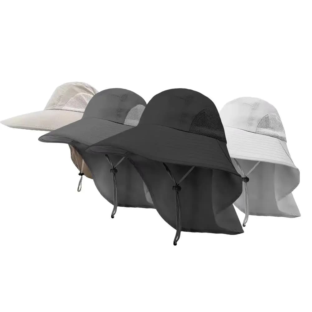 Men's Fishing Hat for Summer Outdoor Sport Fishing Hat for Uv Sunset Hat for Tourism Breathable Climbing Fishing Hats Casual