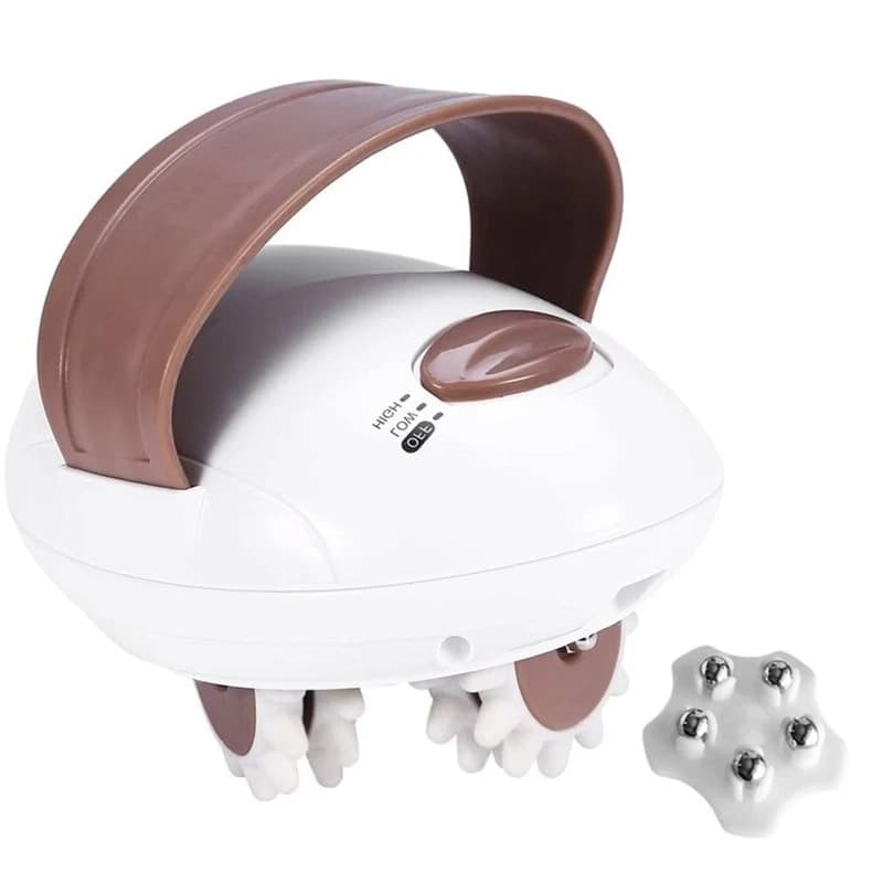 Beauty 3D Electric Body Massager Adjustable Full Body Slimmer Concealment Roller Massager Body Relax Device-EU Plug