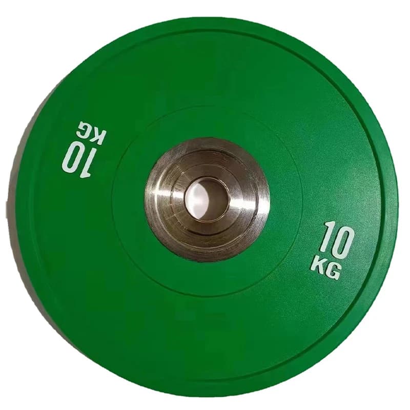 Dischi Pesi Fitness 2 Competition Plate in Acciaio per Bilanciere, per Allenamento della Forza, per Appassionati di Fitness e Atleti