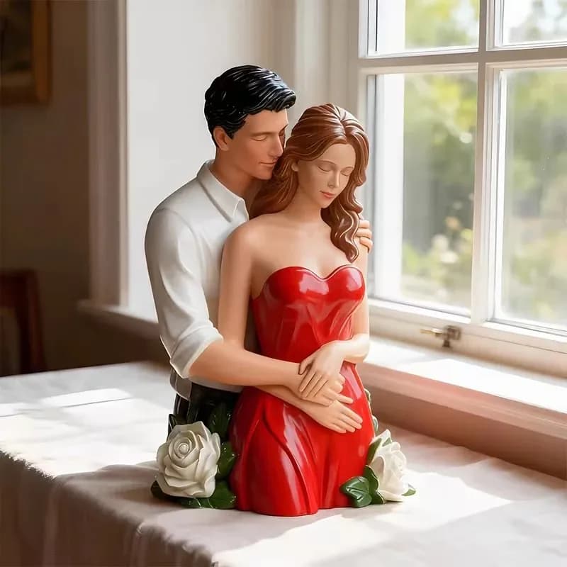 Ultimi Modelli di Stampi per Candele 3D a Forma di Coppia d'Angeli per San Valentino, Fai-da-Te Aromaterapia, Facile da Sformare