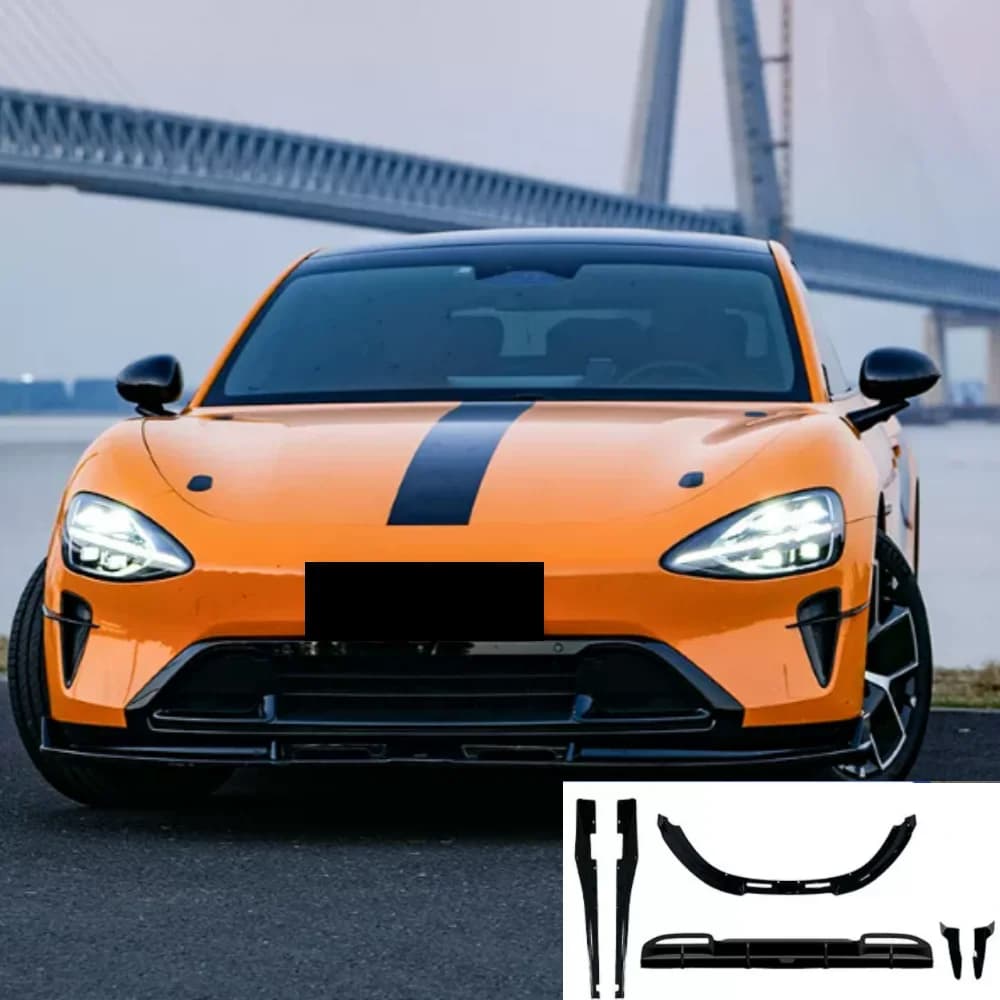 Kit carrozzeria per Xiaomi SU7: Spoiler anteriore, spoiler posteriore, minigonne laterali, alettone posteriore - Accessori auto