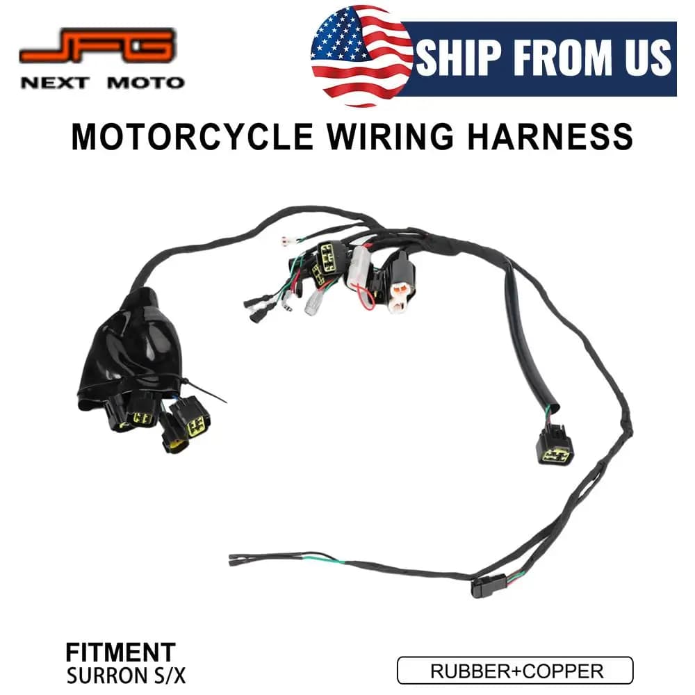 Cablaggio moto Bici da cross elettrica per Surron Lightbee Light Bee SX Linea di rilevamento guasti motocross JFG Parti fuoristrada