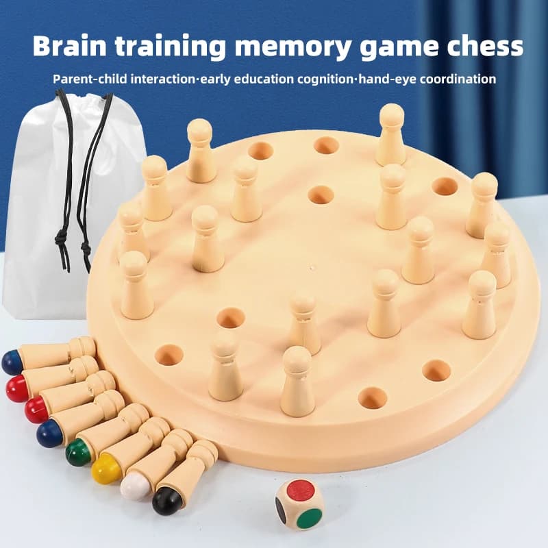 KNYYSECQ Gioco di Memoria Colorata per Bambini, Puzzle per lo Sviluppo della Memoria, Gioco da Tavolo per la Concentrazione