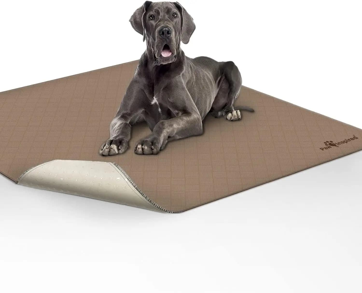 Tappetino Lavabile e Impermeabile per Cani, Antiscivolo e Riutilizzabile per Addestramento, 72x72 Pollici