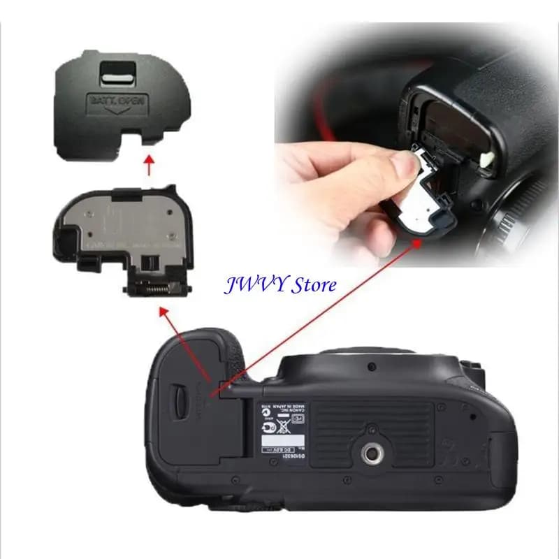 573A 1PC for 60D 550D 5D2 5D 7D 5D3 6D 70D 40D 50D Battery Door Cover Camera Repair
