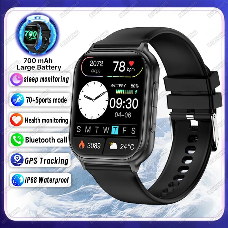 Nuovo Smartwatch Bip 6 Pro 2026 per Uomo e Donna, Sportivo Professionale, Impermeabile IP68, Monitoraggio Frequenza Cardiaca 24H Integrato, Chiamate Bluetooth