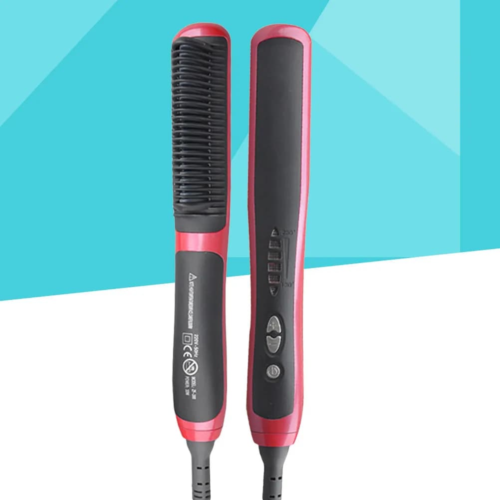Piastra per capelli in ceramica con temperatura regolabile, strumento per lo styling, cavo girevole, per tutti i tipi di capelli, elettrica.