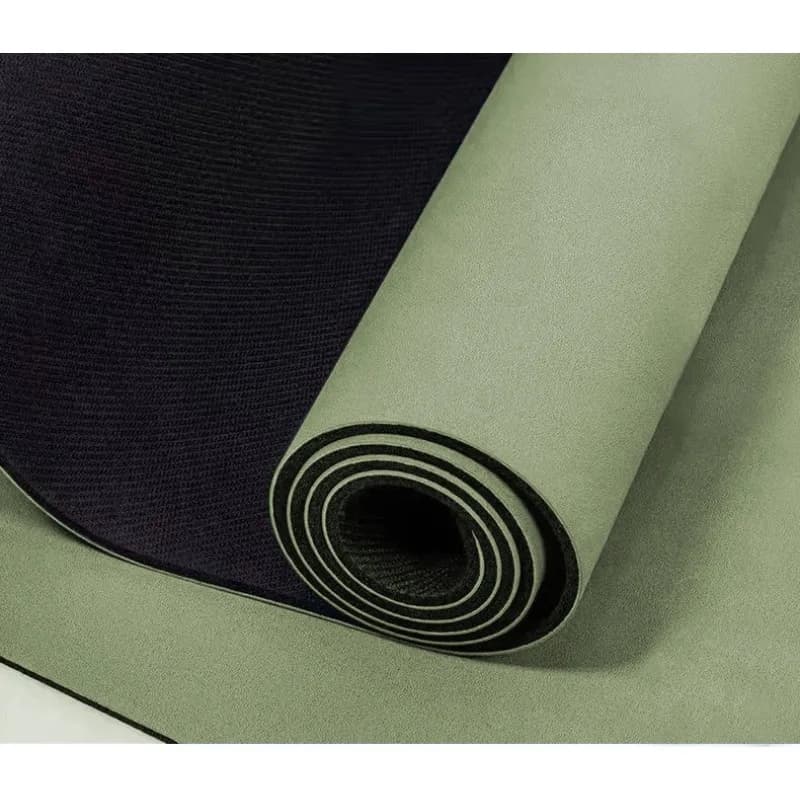 Nagudi Eco-friendly Silent Shock Absorption Suede Rubber Anti-slip Grip Sports Towel Enlarged Woman Yoga Mat 183 cm