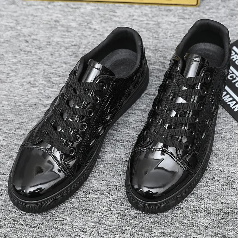 Scarpe casual in pelle di marca per uomo appartamenti scarpe nere scarpe da lavoro da ufficio maschili per uomo scarpe da ginnastica da passeggio da corsa Zapatos De Hombre
