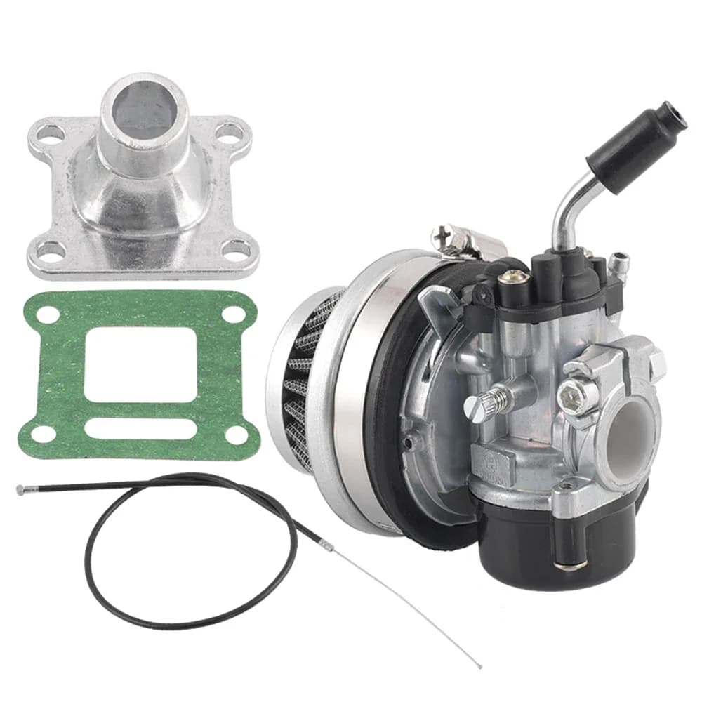 Moto 37 49 50 80 cc 2 Tempi Carb raffreddato ad acqua Carburatore con tubo di aspirazione Filtro aria per Mini Moto Dirt Pocket Bike ATV