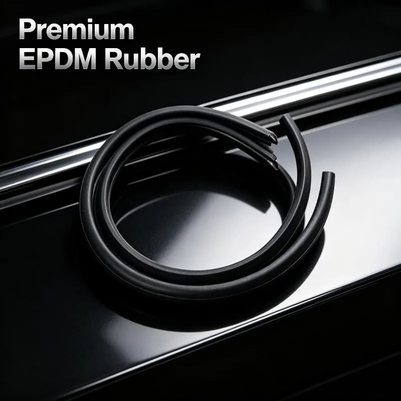 90CM Car Rubber Weatherstrip Car Door Edge Seal Strip B-pillar Sealing Strip Sound Insulation Sealing Strips Car Accessories