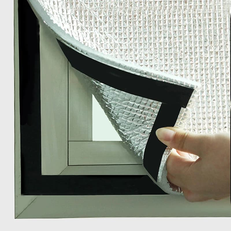 Pellicola parasole per finestra Pellicola protettiva per parasole per la casa Pellicola isolante in foglio di alluminio Pellicola protettiva solare anti-UV per stanza solare, pasta