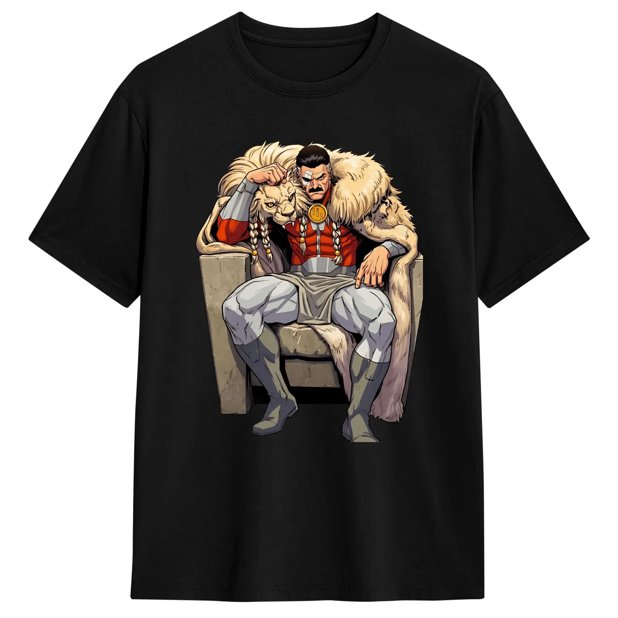 Thragg Invincibled Comic Cotton T-Shirt For Men Summer Y2K Casual T-Shirts Comfortable Hipster Tees Oversize Design Tops