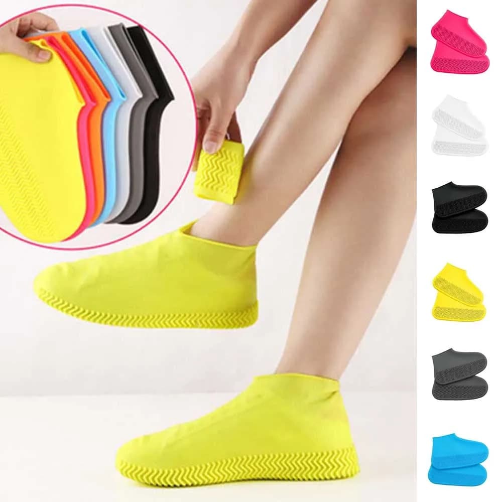 Hot Sales Waterproof Silicone Shoe Anti-slip Rubber For Rainy Days Reusable Boot Protectors S/M/L Wet Weather Parts