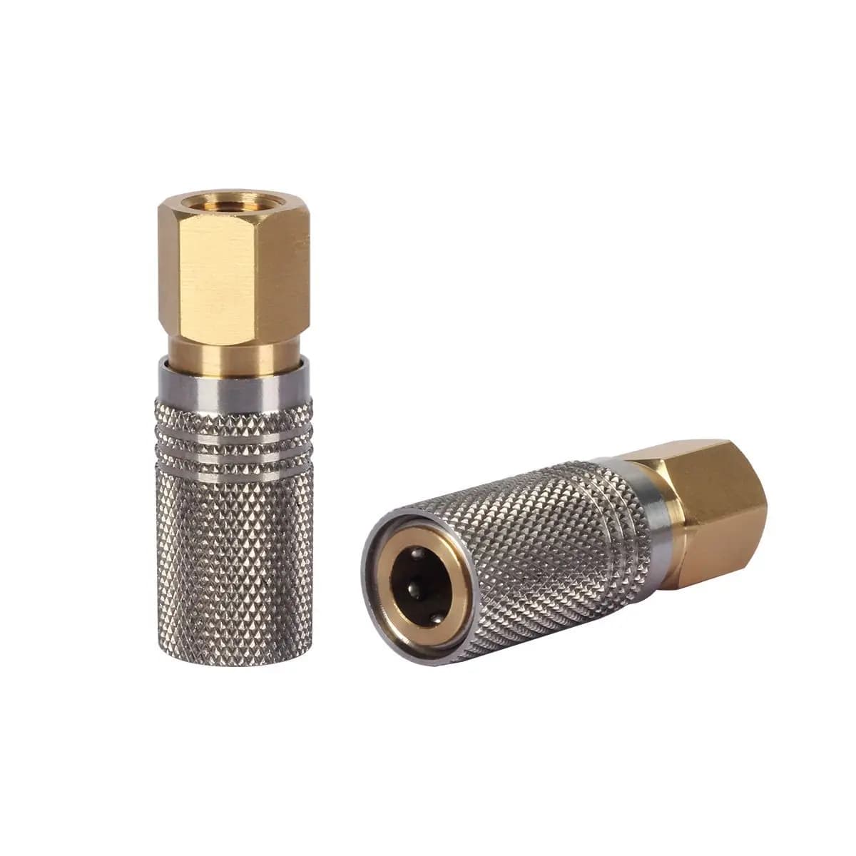 Internal Thread Quick Connect Coupler 45MPA High Pressure M10/NPT/BSPP Extended Universal Pneumatic Fitting