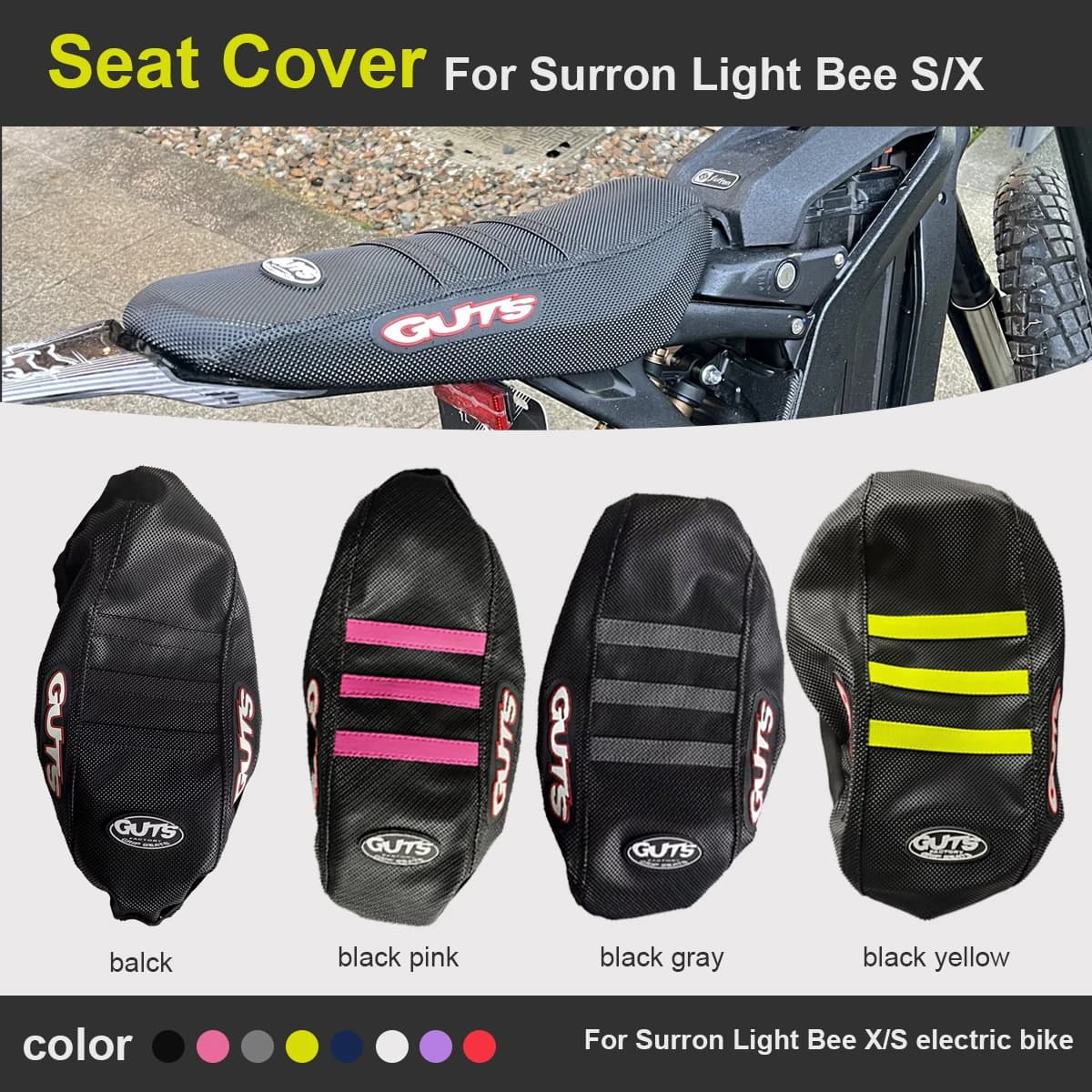 For SUR-RON Surron LB Light Bee SX Vehicle E-Bike Motocross Soft ribbed cover Non-slip cover Electric bike off-road