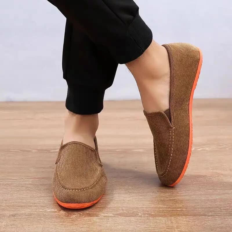 Shoes green moccasins in canvas brand dad for men Outdoor casual trekking shoes Sneaker for men adult sizes Multi-color