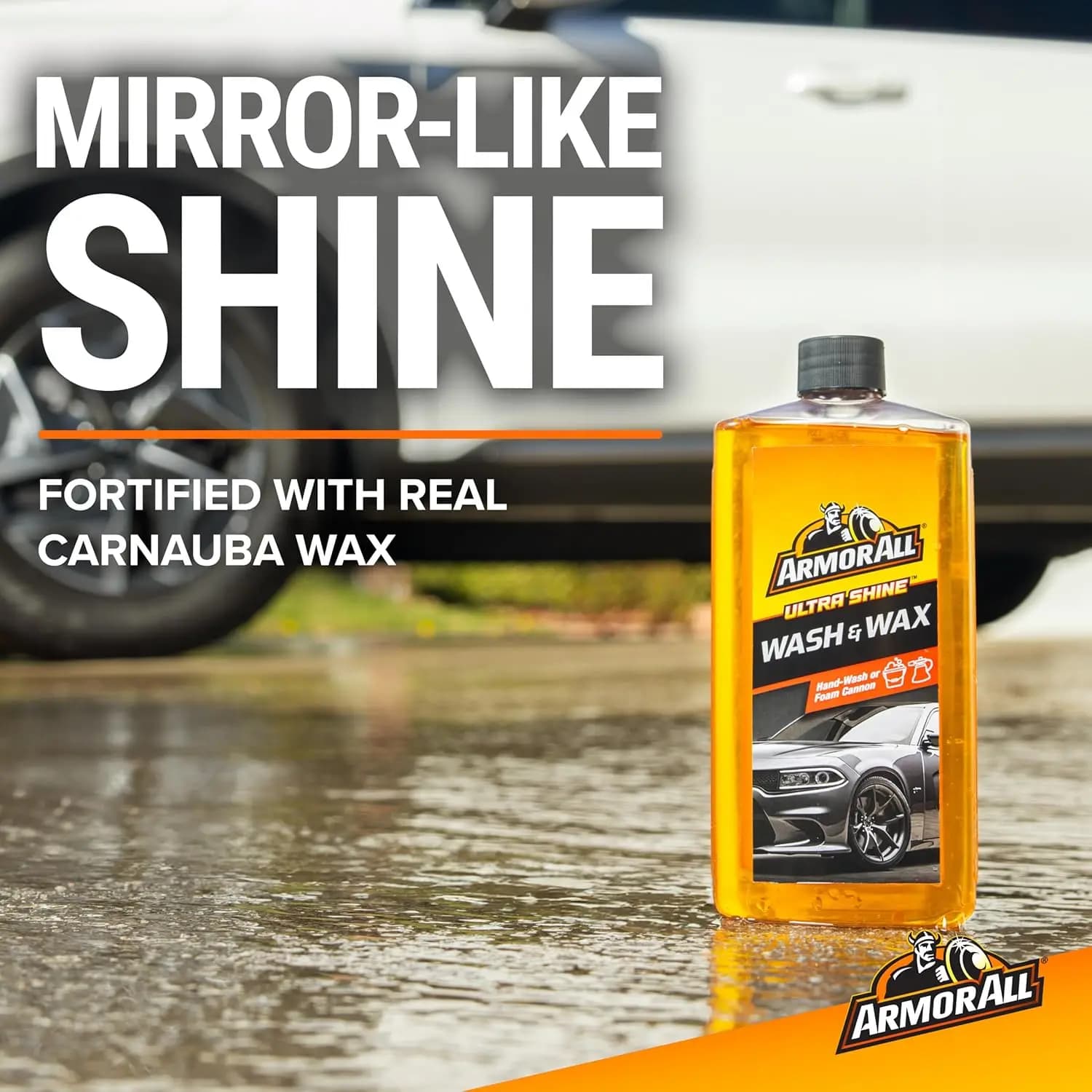 Cera e detergente per auto Ultra Shine - 16 once per auto, camion, motocicli