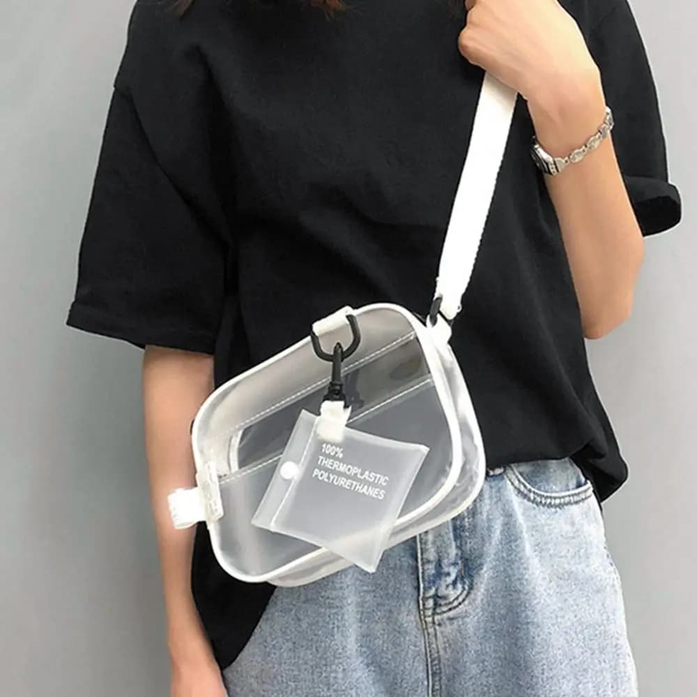 Small with Card Holder PVC Transparent Phone Bags Shoulder Bag Crossbody Bags Handbag