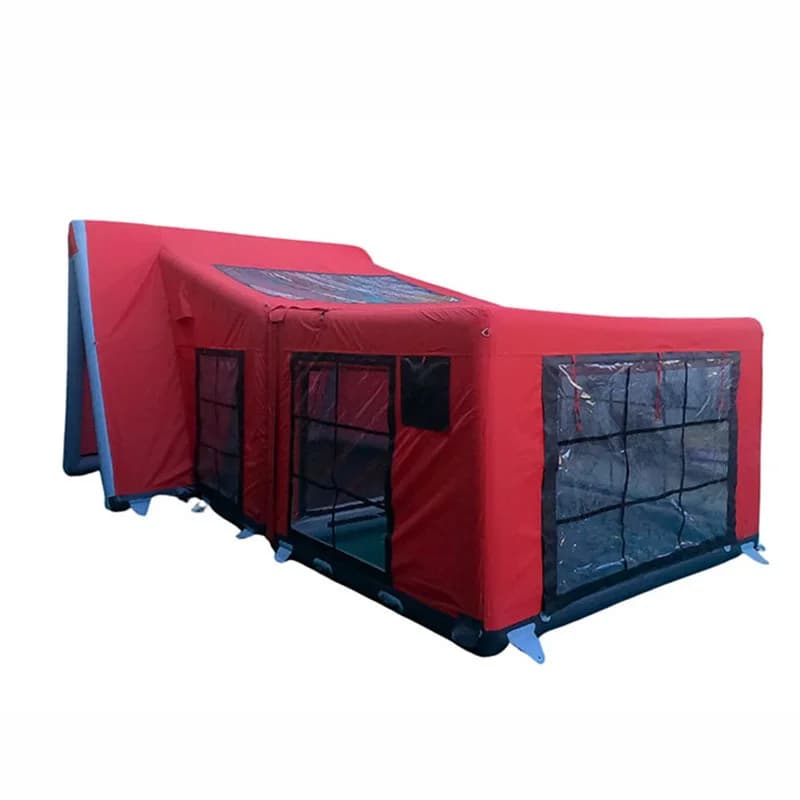 An Inflatable Roof Tent for Outdoor Camping, Easy To Set Up, Sturdy and Waterproof, Warm, Suitable for A Group of 4 To 6 People.
