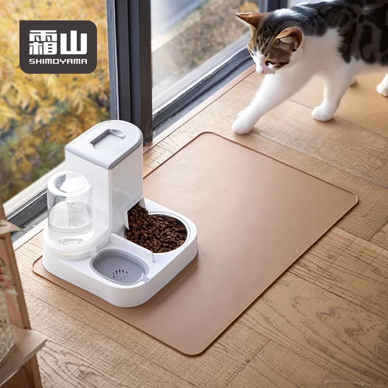 Tappetino in Silicone per Animali Domestici SHIMOYAMA, Grado Alimentare, per Mangiare e Bere, Facile da Pulire, Tappetino in Silicone per Addestramento Animali