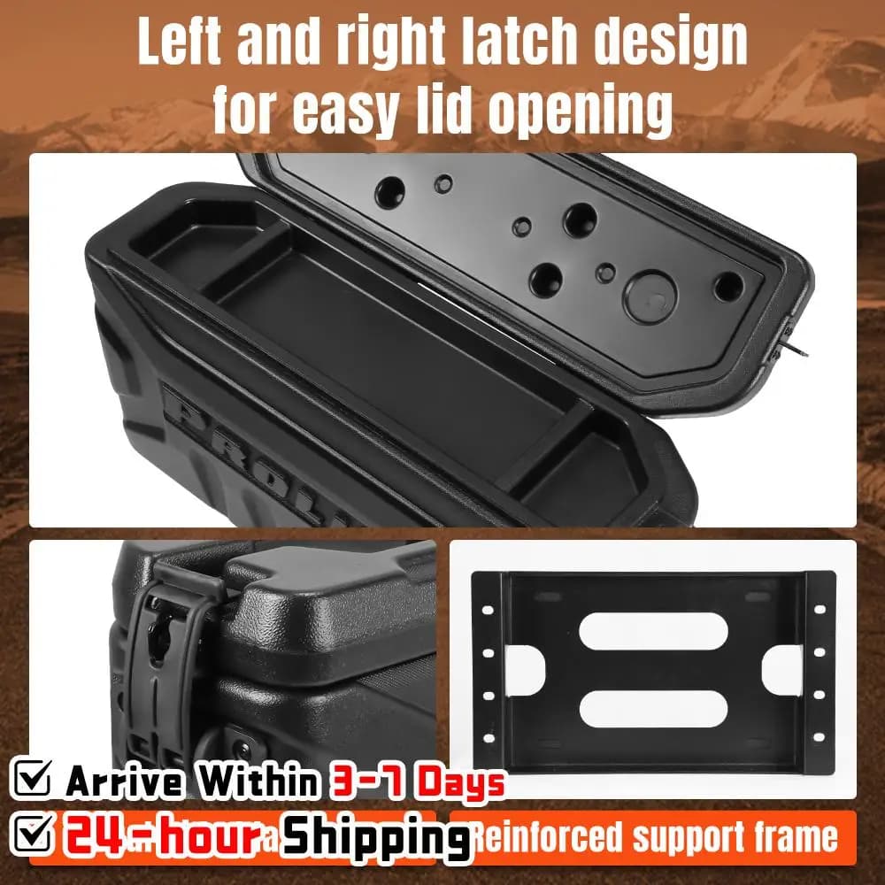 Cassetta Portautensili per Portellone Posteriore Suzuki Jimny JB64 JB74 2019-2025, Scatola di Stoccaggio Esterna, Accessori Modificati per Esterni