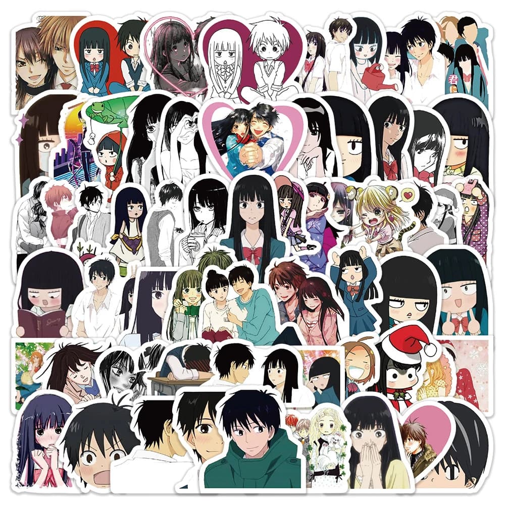 10/30/50pcs Love Anime Kimi Ni Todoke‌ Stickers Sawako Kuronuma Cartoon Sticker DIY Motorcycle Helmet Laptop Cute Graffiti Decal