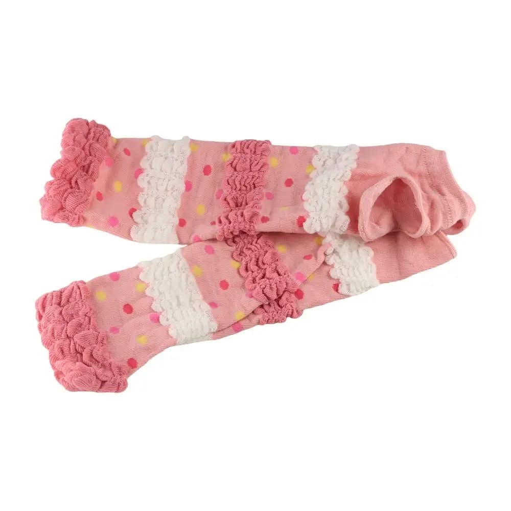 2 paia di maniche lunghe in maglia Y2K, protezione solare, puntini rosa, JK Lolita, guanti protettivi anti-UV, traspiranti