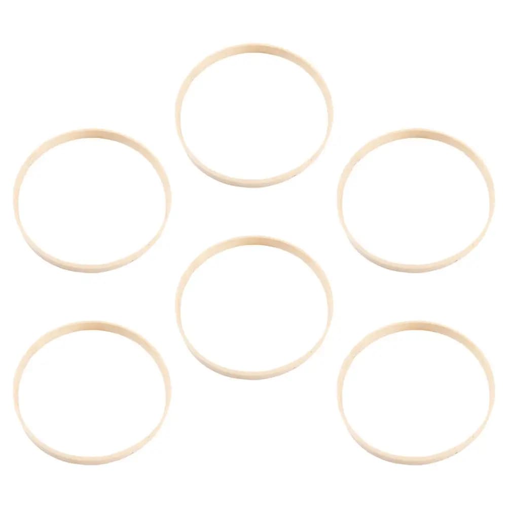 Macrame Hoops Decor Wedding Wreath Frame Flower for Crafts Wood Rings DIY Dream Catcher Floral