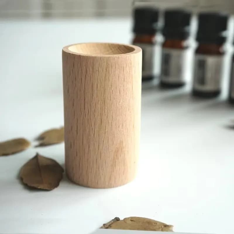 Diffusore di Aromi in Legno Massello, Deodorante per Casa e Auto, Ornamento in Legno per Oli Essenziali e Profumazione dell'Aria per Camera da Letto