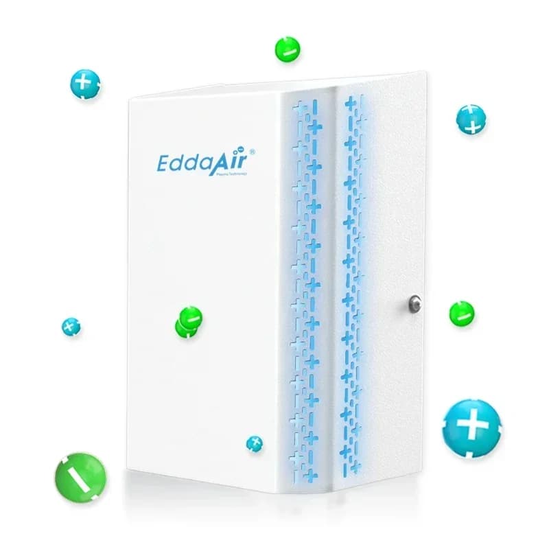 EddaAir purificatore d'aria plasma bipolare ioniz toilette commerciale purificatore d'aria a parete per la casa