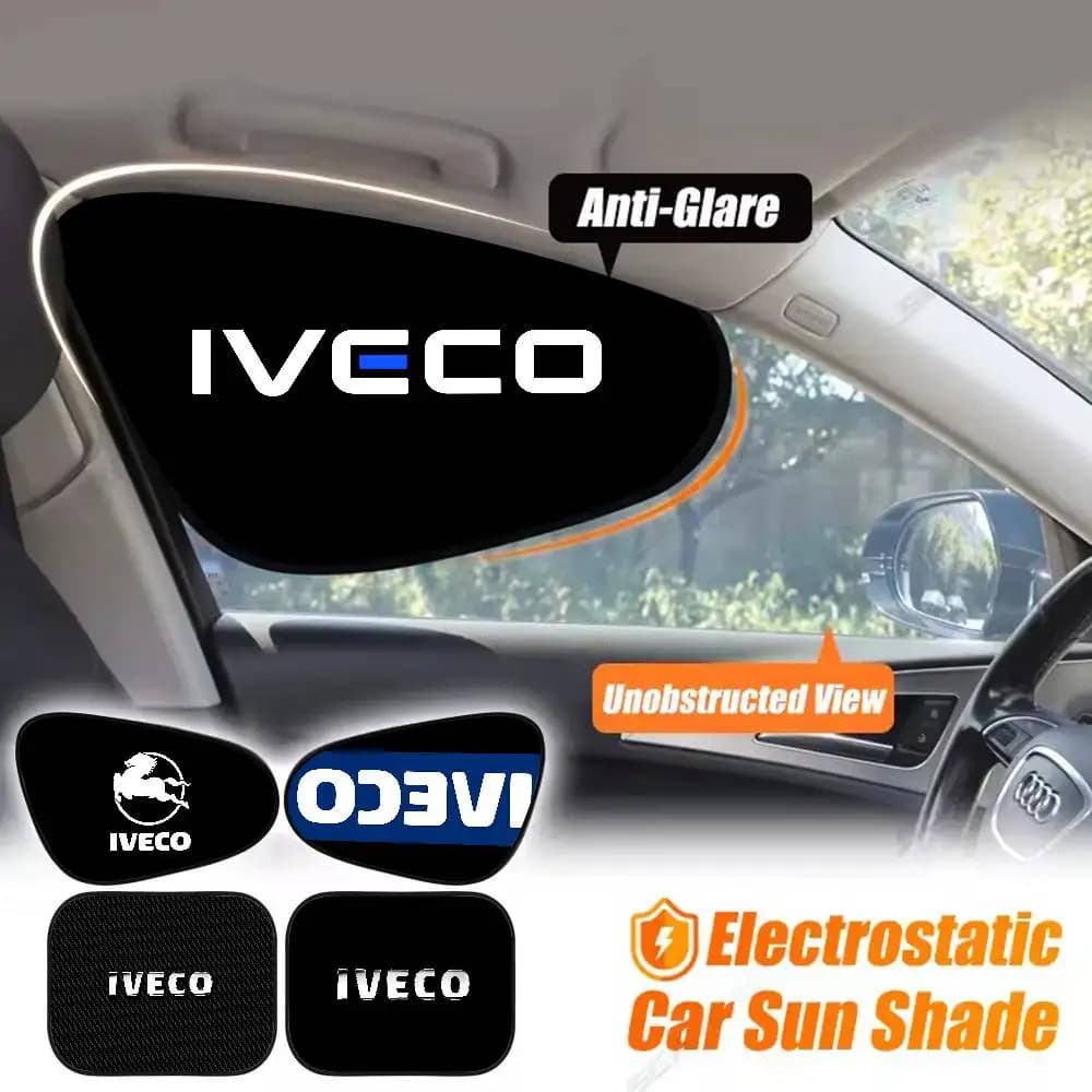 NEW IVECO Universal Side Window Sunshades UV Protection Car Curtain Car Window Sun Shade Visor Protective Window