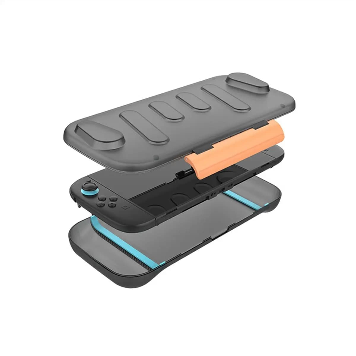 Custodia Protettiva HowAA87 per Nintendo Switch 2, Custodia da Viaggio Portatile Rigida Ultra-Sottile con Chiusura a Scatto a 360° ° Protezione B
