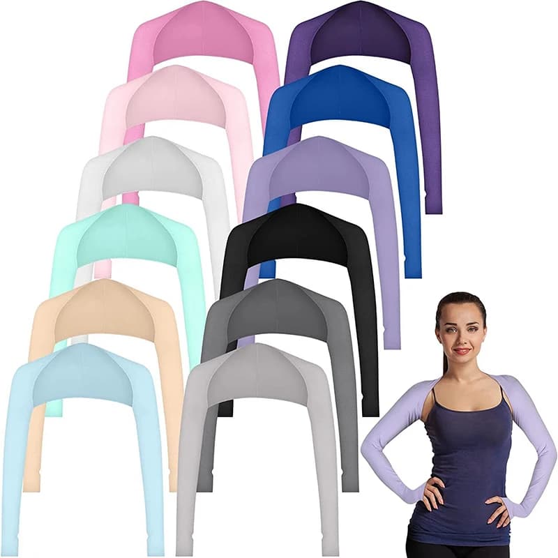 Summer Cycling Ice Silk Solar Protection Skiing Outdoor Golf Sports Single-Spring Sleeves Neck Shading and UV Protection Sleeves