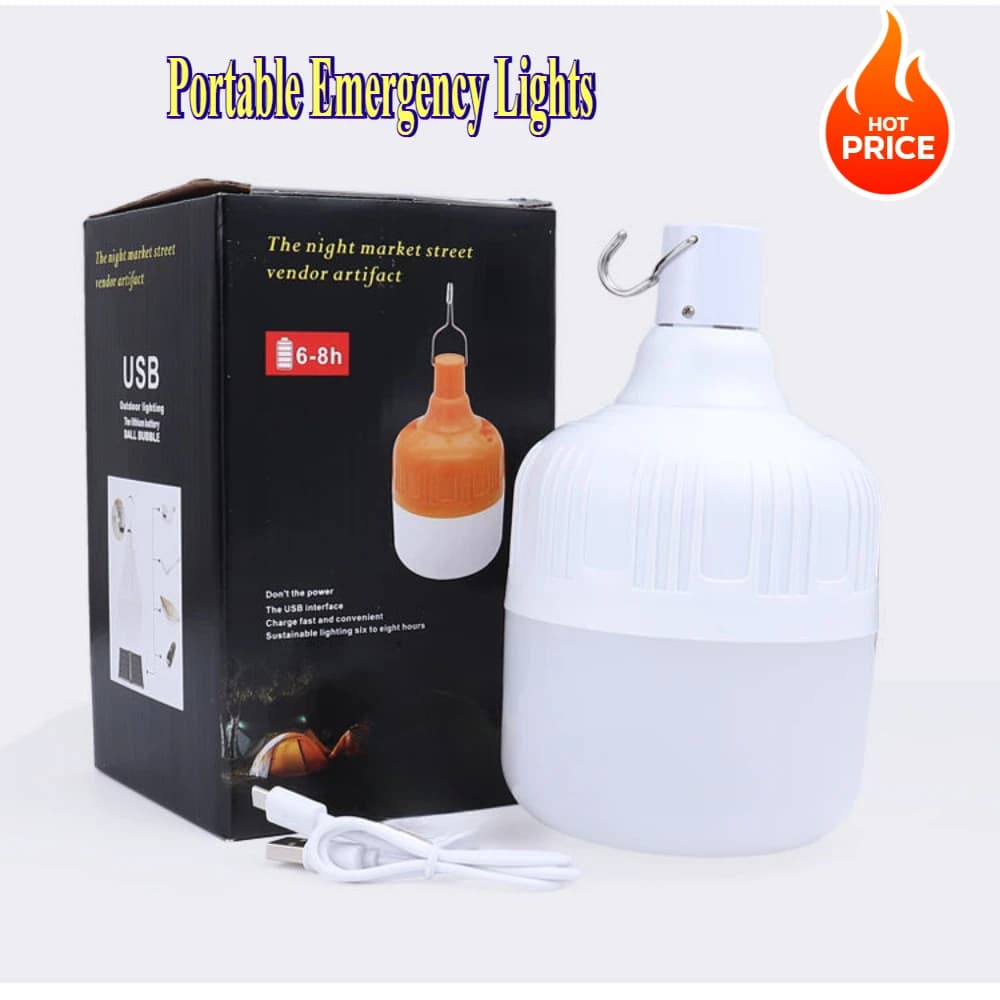 Luce da campeggio portatile a LED con ricarica USB Luce da tenda a sospensione di emergenza esterna multifunzionale Escursionismo Illuminazione notturna da picnic