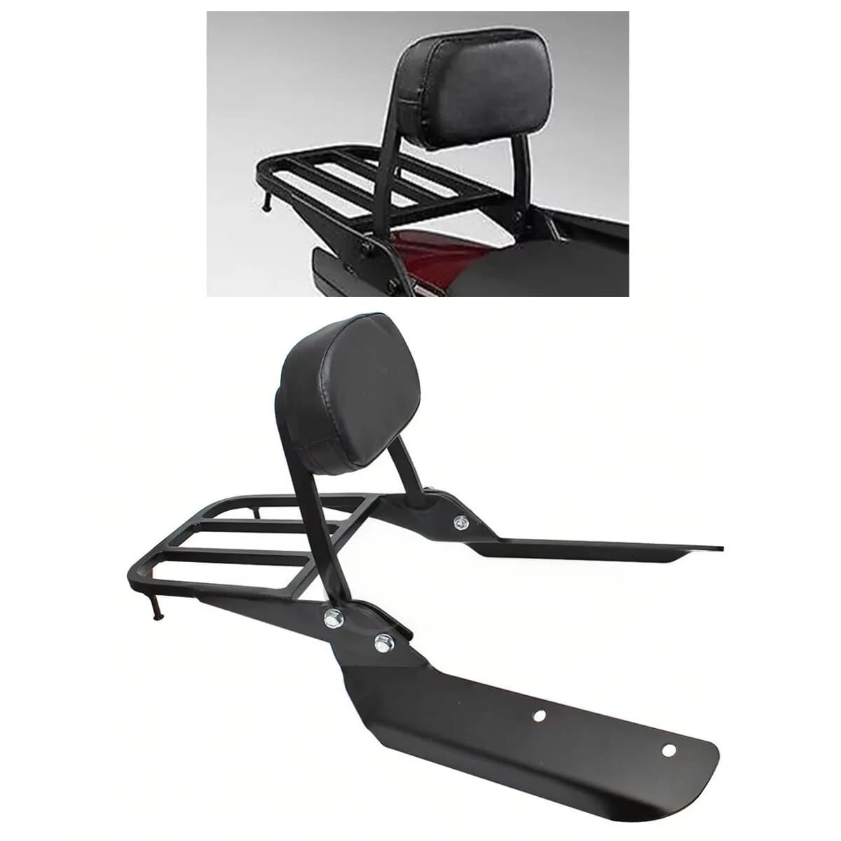 Moto per Honda CTX700 D/N/ND CTX700N CTX700D 2014-2018 Portapacchi posteriore Supporto per passeggero Schienale Sissy Bar Pad