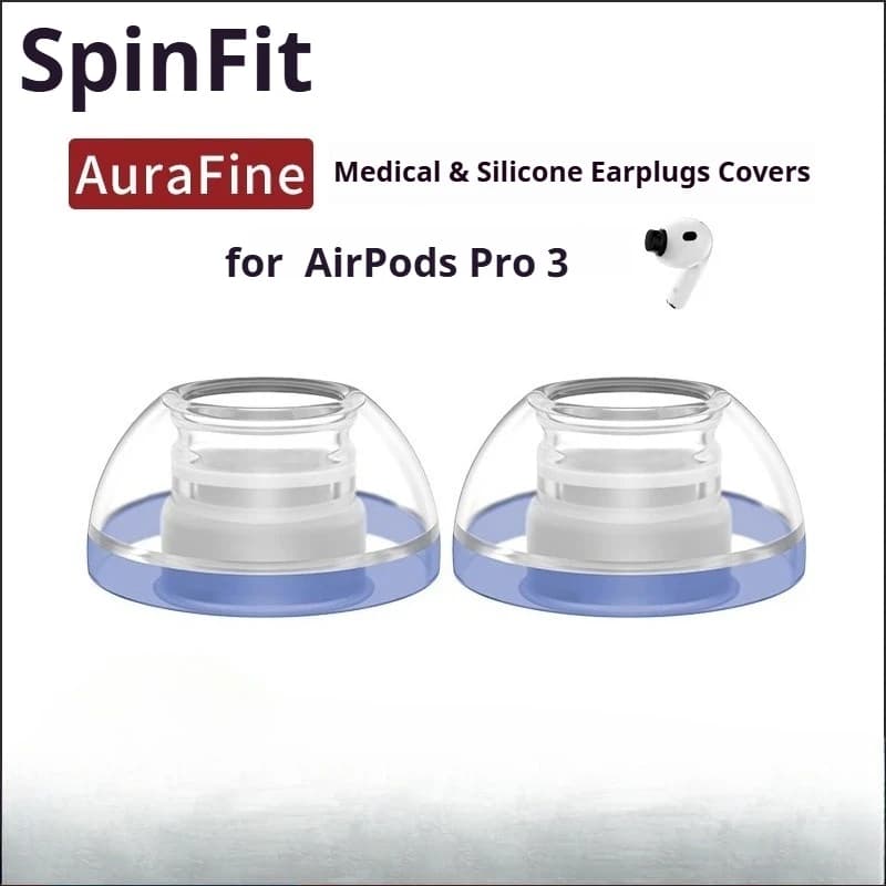 Spinfit Aurafine for AirPods Pro 3 Silicone Eartips Earplug Replacement Silicone Soft Rubber Cover Third-generation Accessories