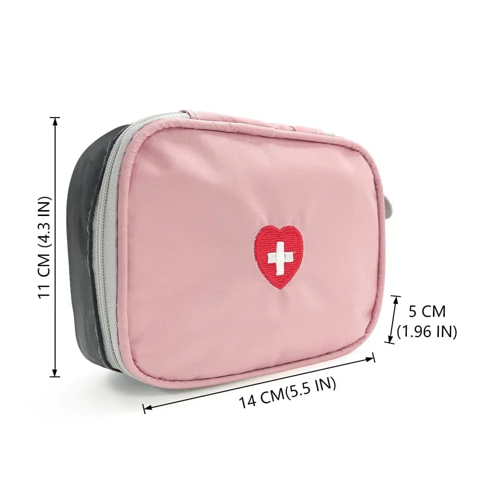 Mini borsa vuota per kit di pronto soccorso domestico Borsa da viaggio portatile per medicinali Borse per kit di emergenza Borsa per medicinali Piccolo organizzatore