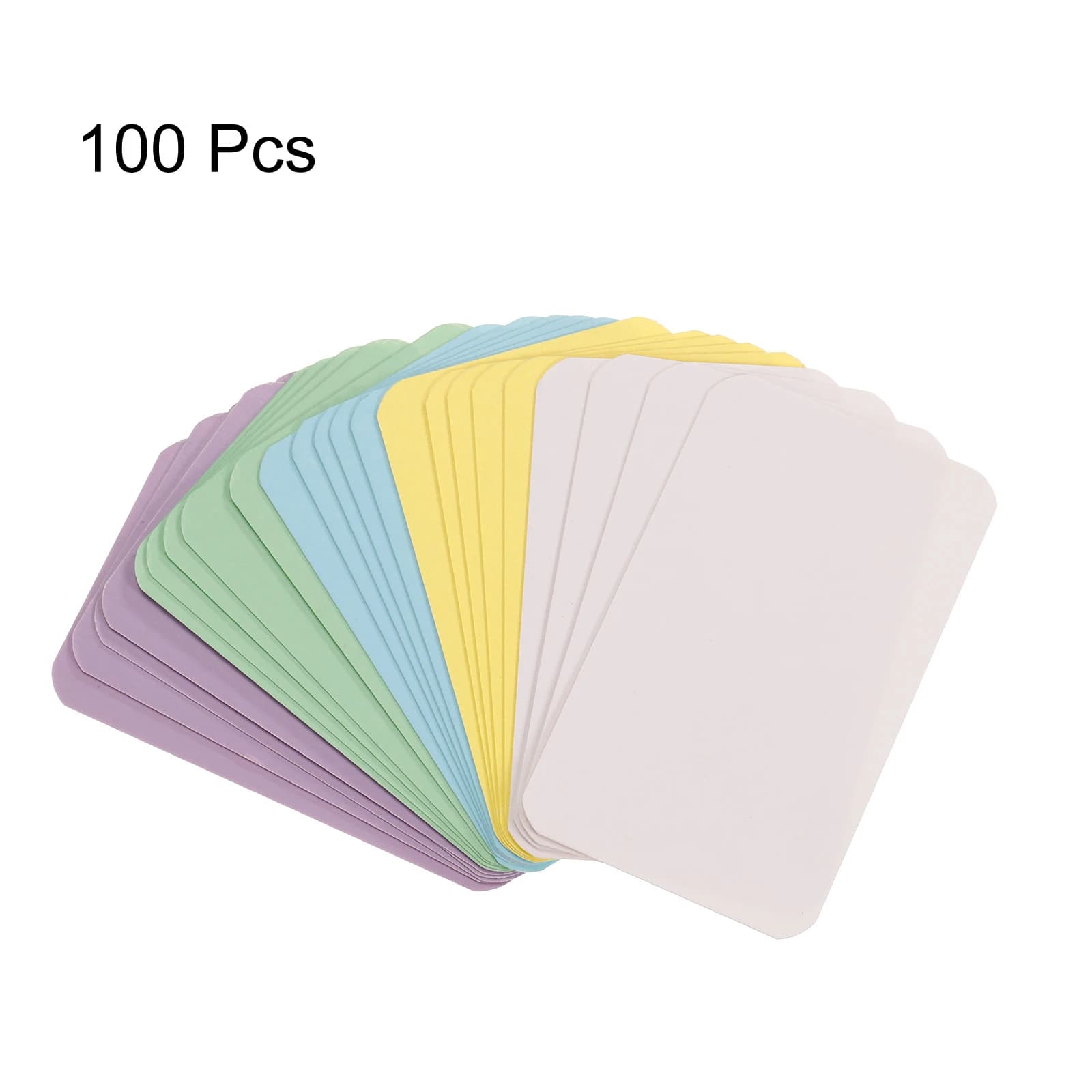 100 pezzi 90x54x0.3mm carta di carta Kraft biglietto da visita vuoto messaggio nota biglietto di ringraziamento carta di scrittura etichetta segnalibro carta di apprendimento