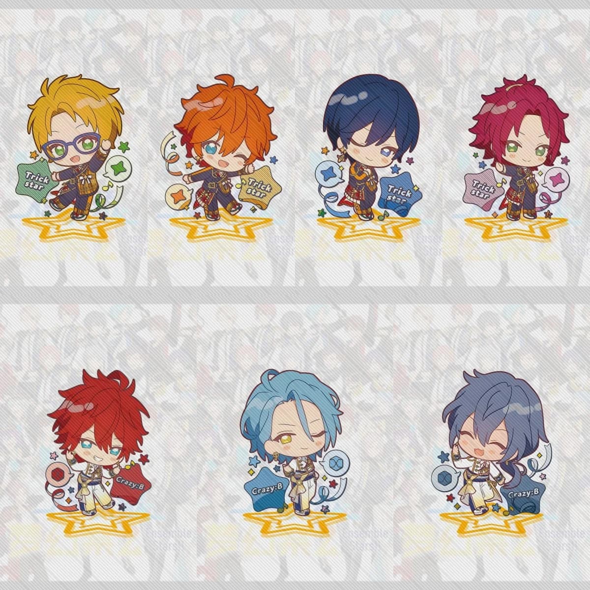 Gioco da 10 cm Ensemble Stars!! Modello di supporto in acrilico Decorazione da scrivania Personaggi cosplay Accessori per ornamenti Buoni regali di Natale